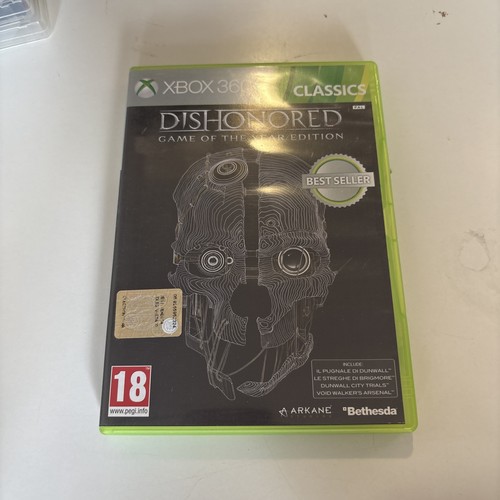 Dishonored xbox360 disco - dishonored,