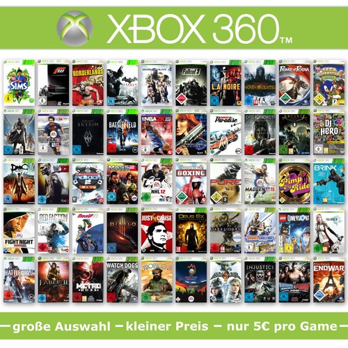 Xbox 360 giochi scelta - giochi,